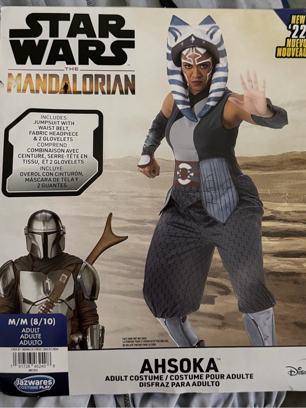 Star Wars Ahsoka Costume – Blue, White & Gray